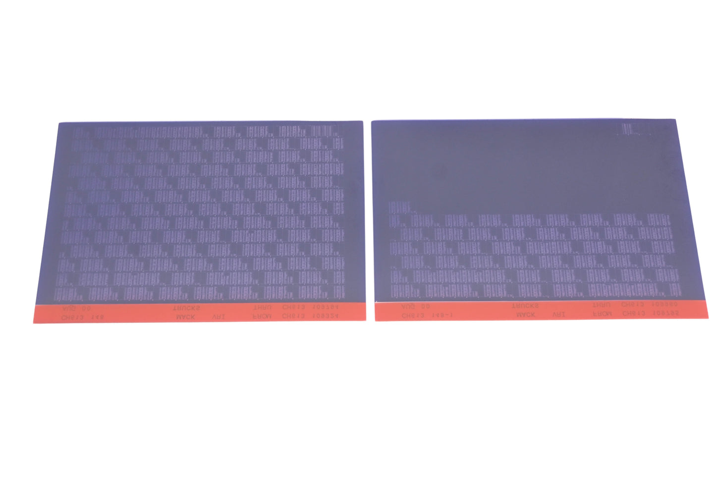 Mack CH613 148, CH613 148-1 CH613109324 - CH613109960 VRI Microfiche Lot of 2 NOS