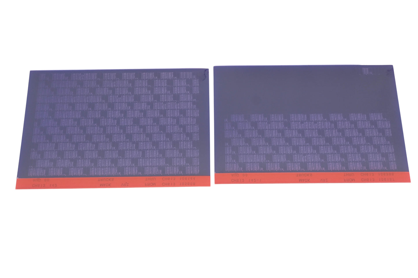 Mack CH613 142, CH613 142-1 CH613105608 - CH613106388 VRI Microfiche Lot of 2 NOS