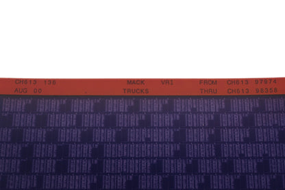 Mack CH613 136 CH61397974 - CH61398358 VRI Microfiche NOS