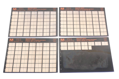 Murray AN002-95 Master Index Lawn & Garden Equipment Rev:12/97 Microfiche Lot