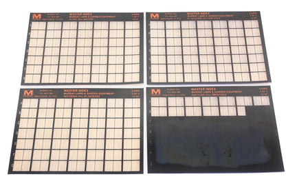 Murray AN002-96 Master Index Lawn & Garden Equipment Rev:10/97 Microfiche Lot