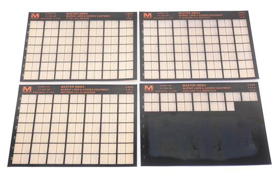 Murray AN002-96 Master Index Lawn & Garden Equipment Rev:10/97 Microfiche Lot