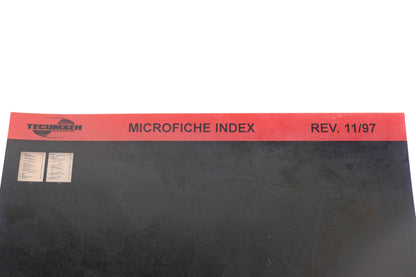 OEM Tecumseh AN002-111 Microfiche Index Rev:11/97