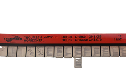 OEM Tecumseh 17 4-Cycle Horizontal OHH50, OHSK55, OHH55, OHSK70 Rev 11/97 Microfiche