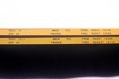 Mack R685 10, R685 10-1 R685T10748 - R685ST12112 VRI Microfiche Lot of 2 NOS