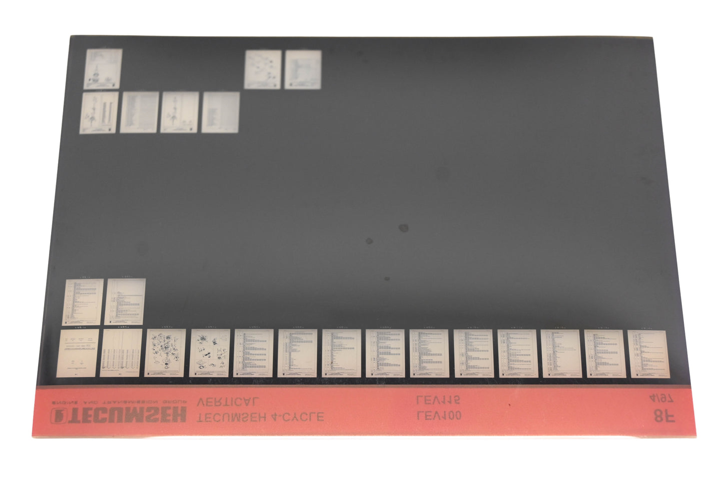 OEM Tecumseh 8F 4-Cycle Vertical LEV100 LEV115 Rev:4/97 Microfiche