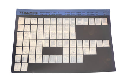 OEM Tecumseh 24 2-Cycle Vertical/Horizontal TC/TCH Rev6/97 Microfiche