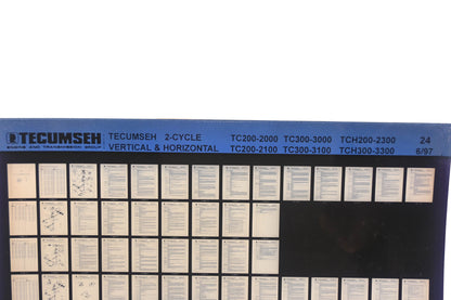 OEM Tecumseh 24 2-Cycle Vertical/Horizontal TC/TCH Rev6/97 Microfiche