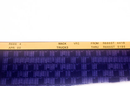 Mack R686 4 R686ST4418 - R686ST5195 VRI Microfiche NOS