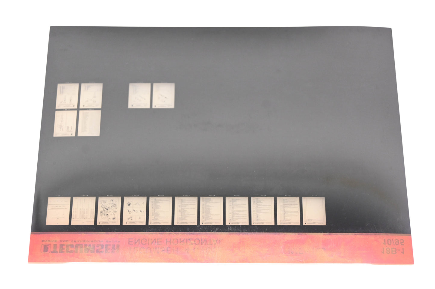 OEM Tecumseh 18B-1 4-Cycle Horizontal HMSK100 Rev:10/95 Microfiche