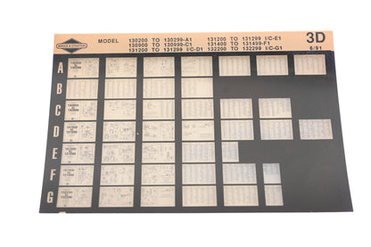 OEM Briggs & Stratton 3D Model Info Rev:6/91 Microfiche