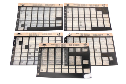 OEM Briggs & Stratton 4, 4A, 4D Model Info Rev:3/98 Microfiche Lot