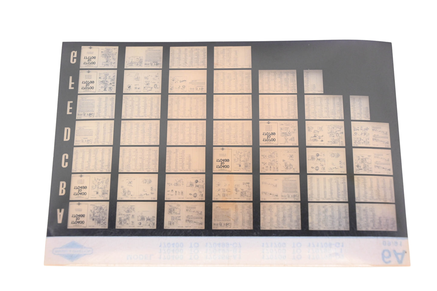 OEM Briggs & Stratton 6A Model Info Rev:9/91 Microfiche