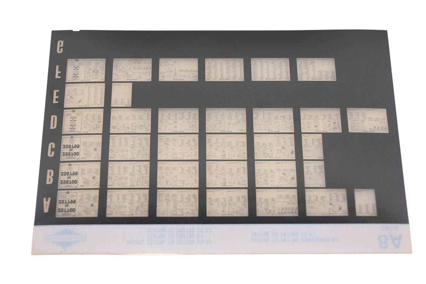 OEM Briggs & Stratton 8A Model Info Rev:8/94 Microfiche