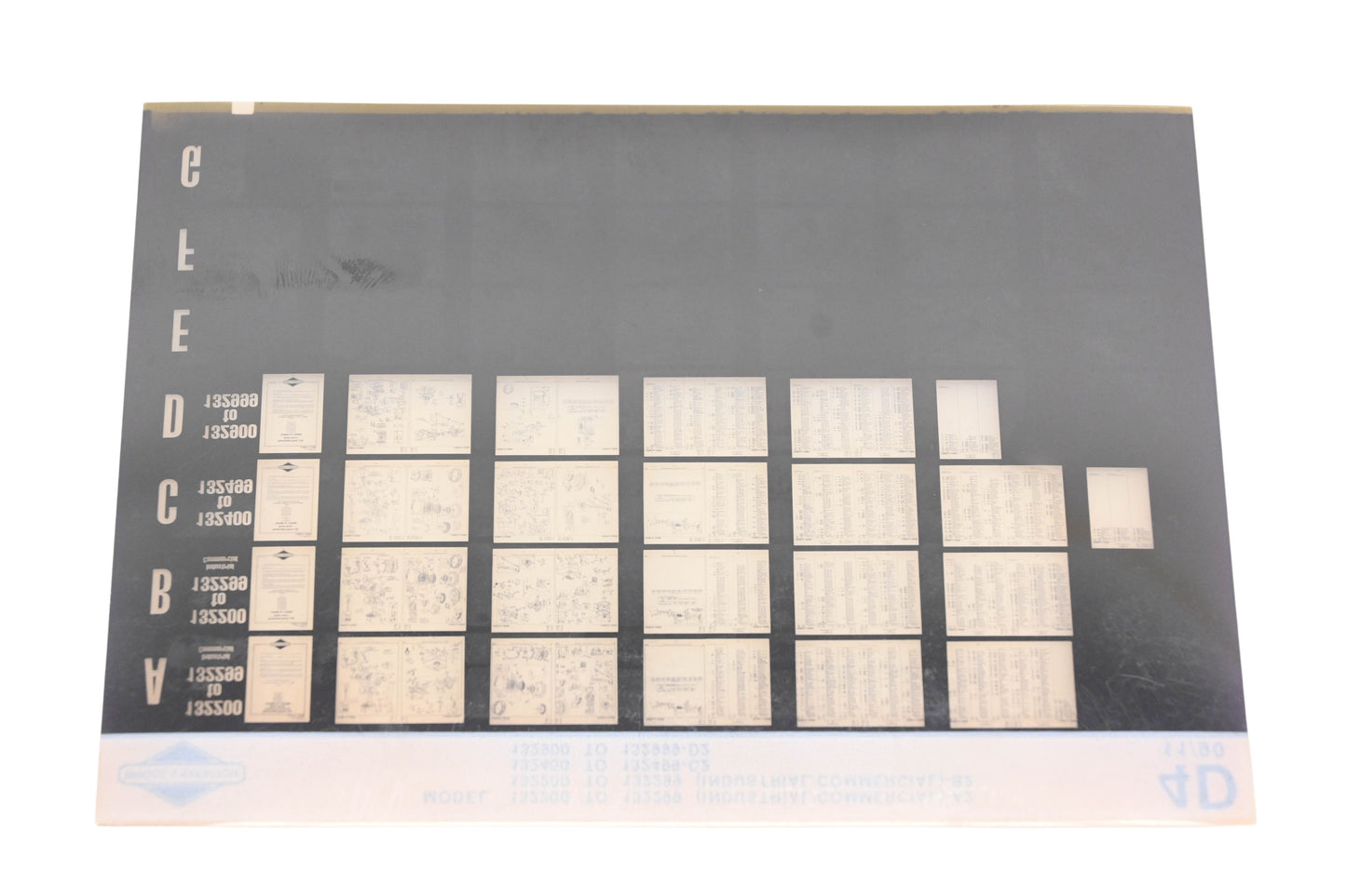 OEM Briggs & Stratton 4D Model Info Rev:11/90 Microfiche