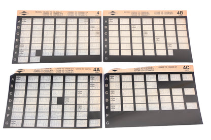 OEM Briggs & Stratton 4, 4A, 4C Model Info Rev:10/97 Microfiche Lot