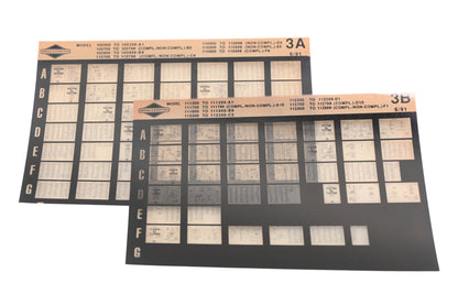 OEM Briggs & Stratton 3A, 3B Model Info Rev:6/91 Microfiche Lot