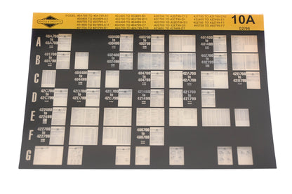 OEM Briggs & Stratton 10A Model Info Rev:2/96 Microfiche