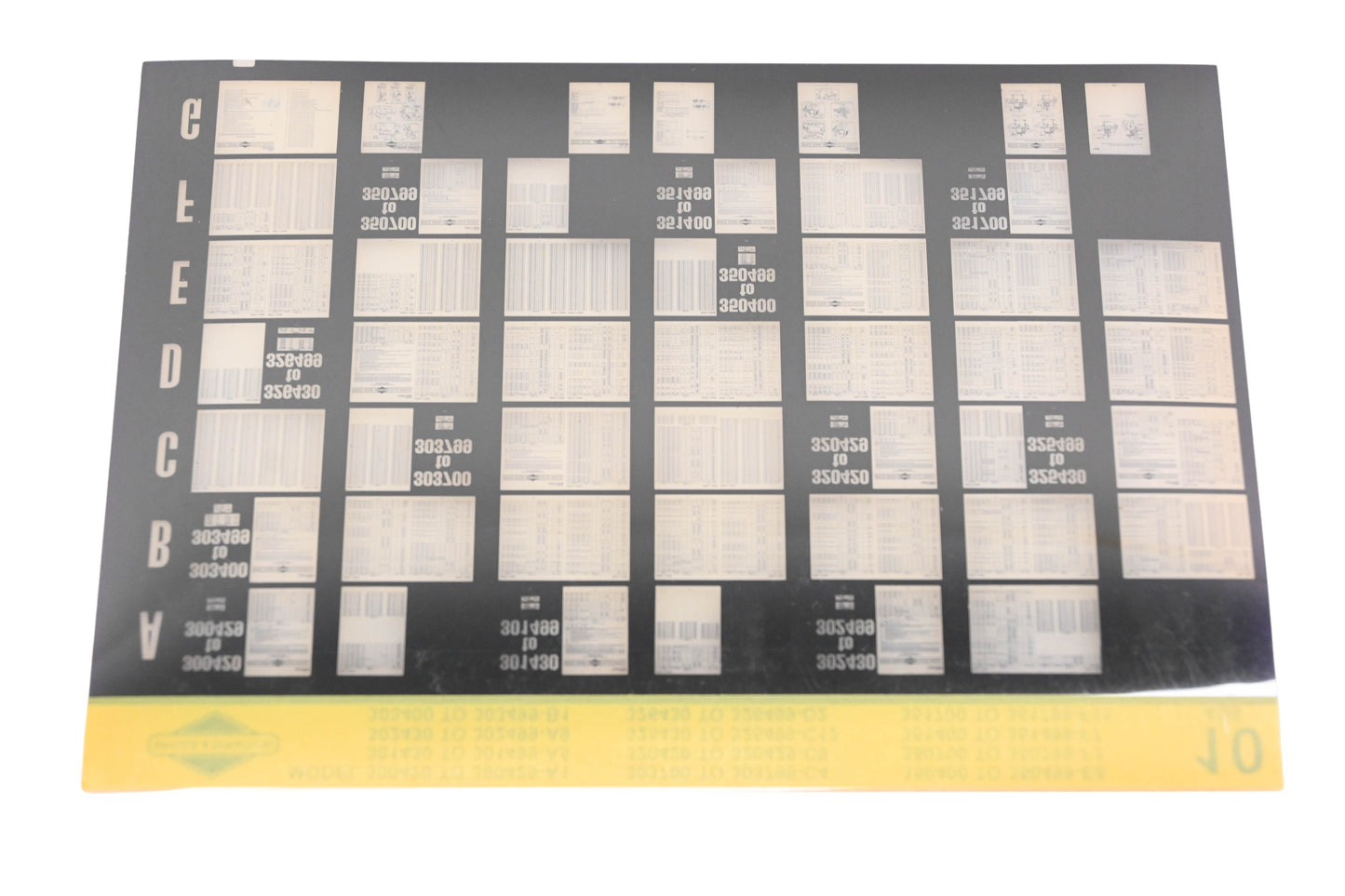 OEM Briggs & Stratton 10 Model Info Rev:4/96 Microfiche