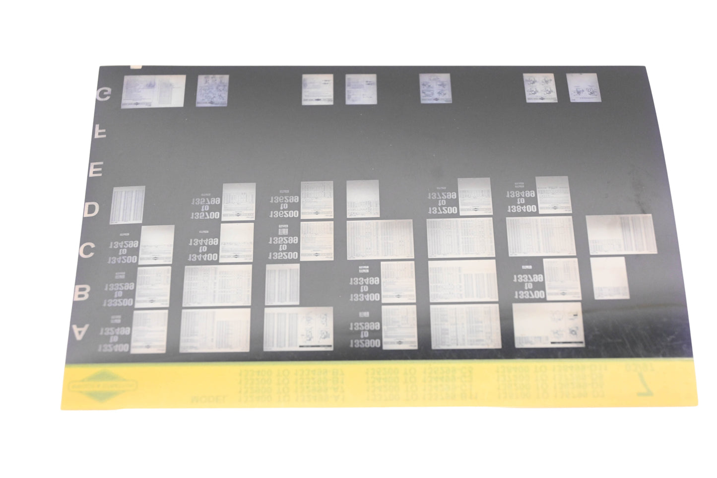 OEM Briggs & Stratton 7 Model Info Rev:3/97 Microfiche
