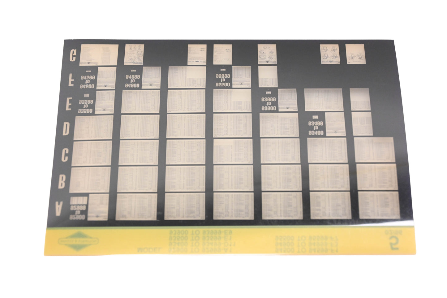 OEM Briggs & Stratton 5 Model Info Rev:2/96 Microfiche