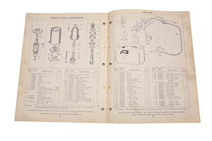 Evinrude 2672 1961 Starflite 75 Electric 50524/50225 Parts List Catalog