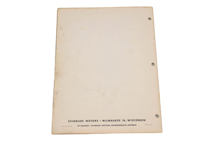 Evinrude 2673 Starflite 75 Uni-Charger 50926/50927 Parts List Catalog