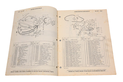 Evinrude 278880 1967 Sportfour 60hp 60752A,60753A/60732A/60733A Parts Catalog