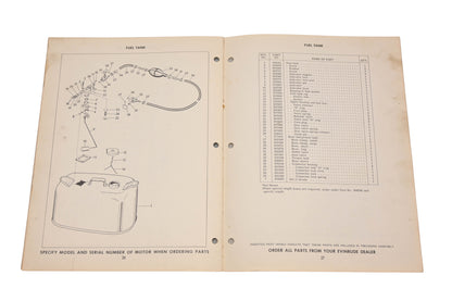 Evinrude 278451 1963 Starflite 75hp 75382E/75383E/75392E/75393E Parts Catalog