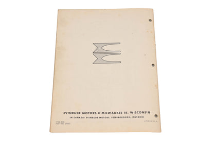 Evinrude 278451 1963 Starflite 75hp 75382E/75383E/75392E/75393E Parts Catalog