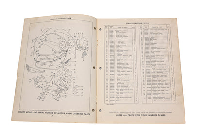 Evinrude 278384 1962 Starflite 75hp 50528B-50529B Parts Catalog