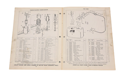 Evinrude 278384 1962 Starflite 75hp 50528B-50529B Parts Catalog