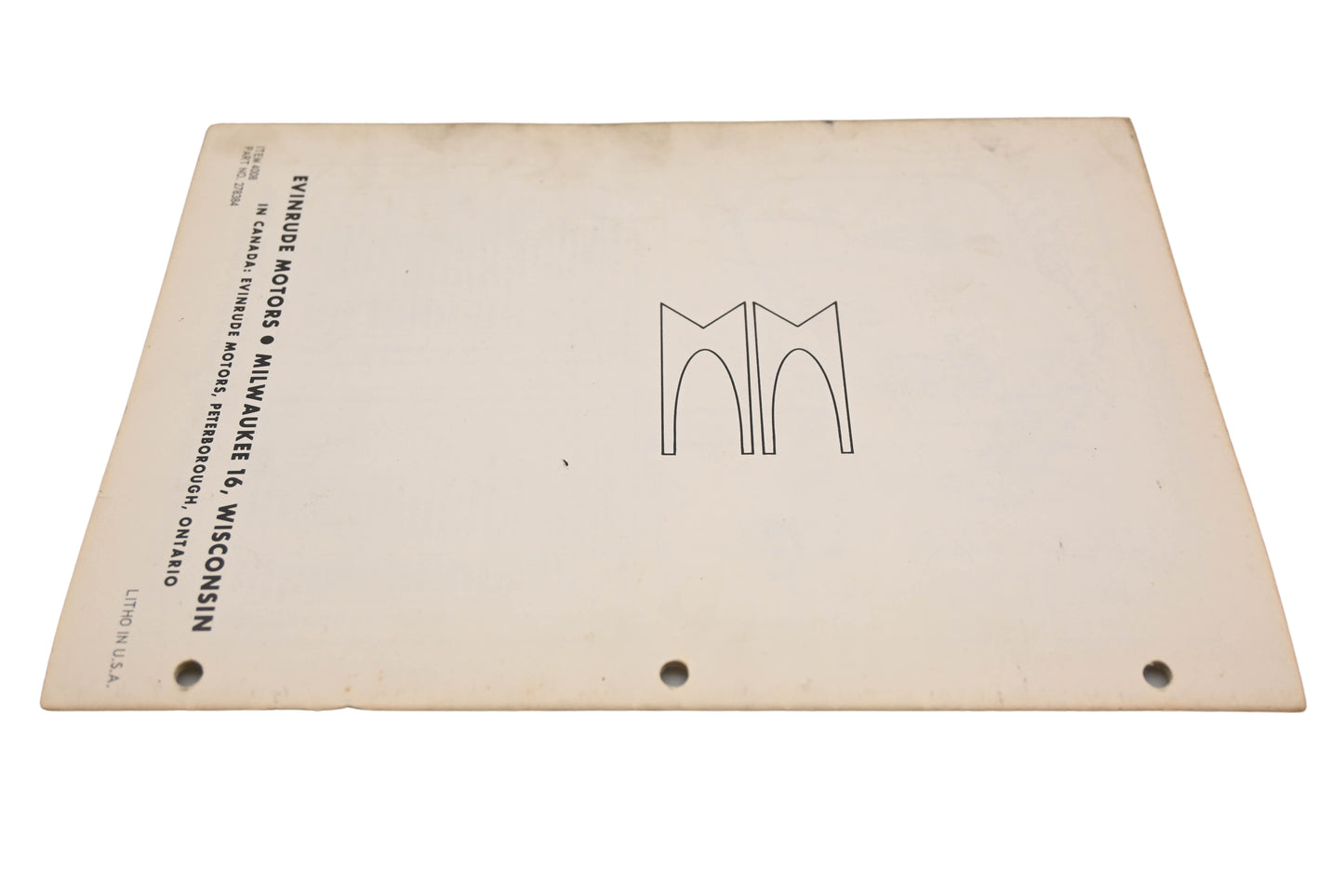 Evinrude 278384 1962 Starflite 75hp 50528B-50529B Parts Catalog