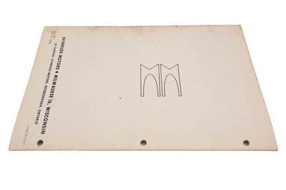 Evinrude 278384 1962 Starflite 75hp 50528B-50529B Parts Catalog