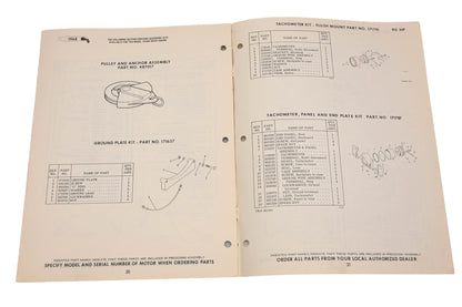 OMC 383100 1968 90hp DU-15S DUE-15S Parts Catalog