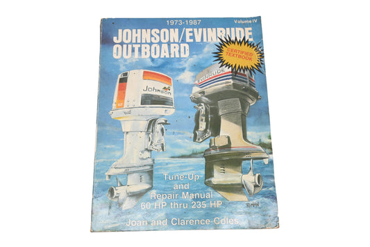 OMC 0-89330-010-1 1973-87 Johnson Evinrude 60-235hp Tune-Up Repair Manual