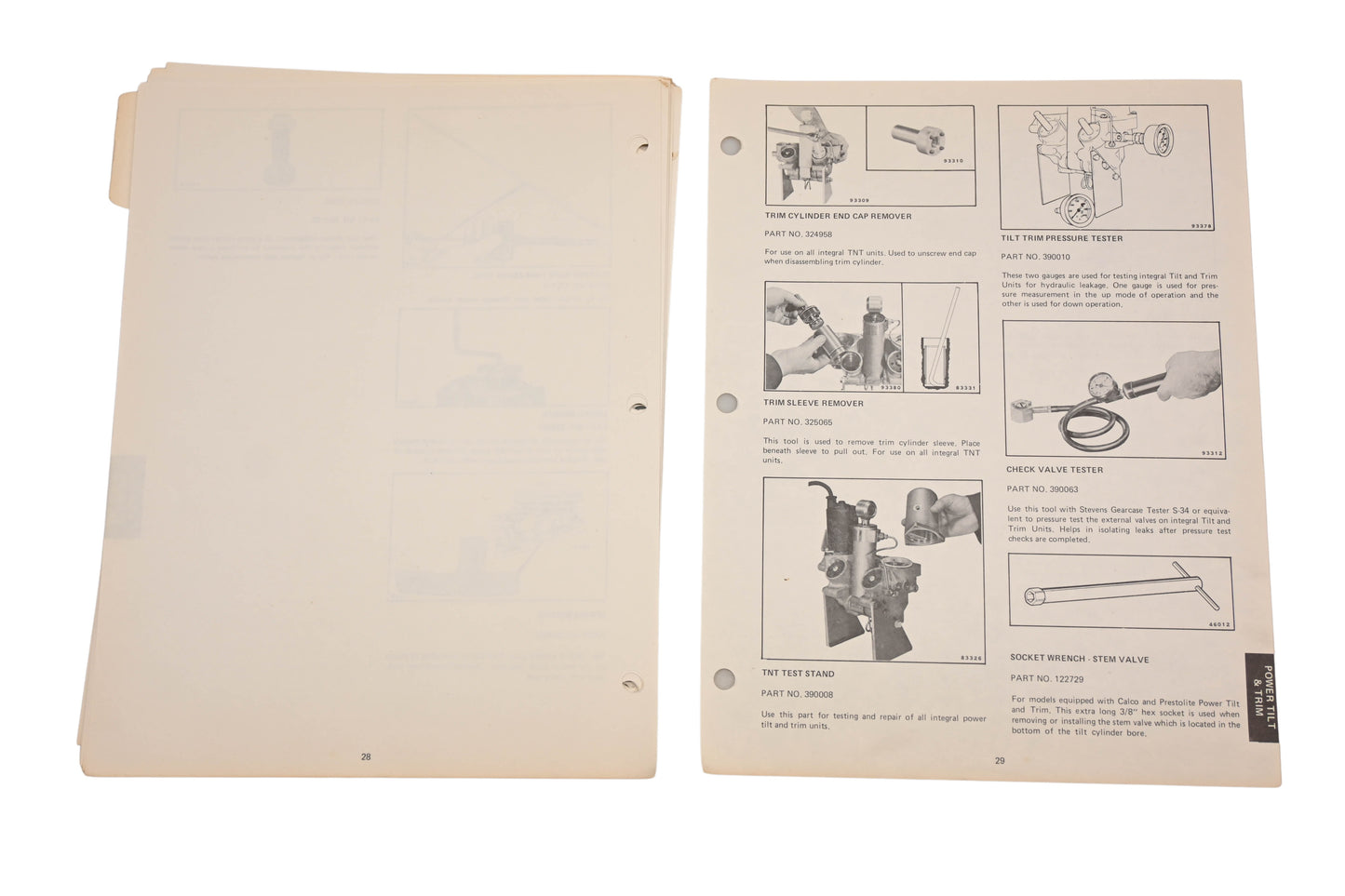 OMC YO007-31 1979 Outboard Special Service Tools Parts Manual
