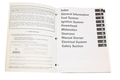OMC 520204 Johnson Evinrude Outboard 9.9-30 2 Cylinder Service Manual