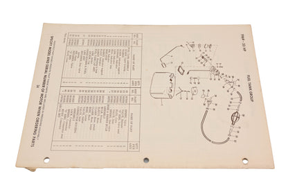 Evinrude 279134 1969 33 Ski Twin 33902A,33903A,33952A,33953A Parts Catalog