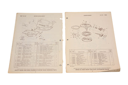 Evinrude 279132 1969 18 Fastwin 18902B,189903B,18902D,18903D Parts Catalog