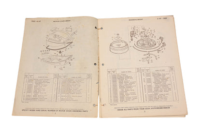 Evinrude 279130 1969 6 Fisherman 6902M,6903M Parts Catalog
