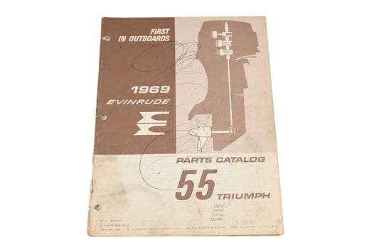 Evinrude 279138 1969 55 Triumph 55972C,55973C,55972A,55973A Parts Catalog