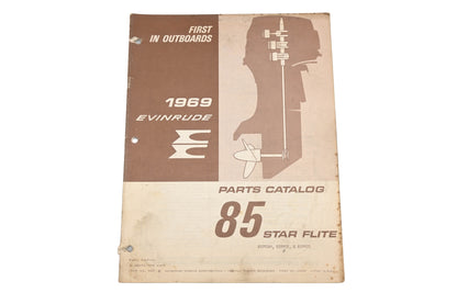 Evinrude 279139 1969 85 Starflite 85993M,85993E, 85993S Parts Catalog