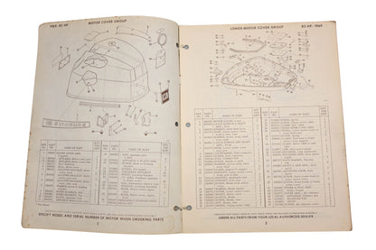 Evinrude 279139 1969 85 Starflite 85993M,85993E, 85993S Parts Catalog