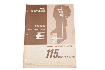 Evinrude 279140 1969 115 Starflite 115983E, 115983S Parts Catalog