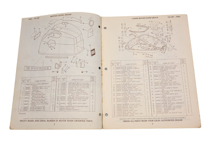 Evinrude 279140 1969 115 Starflite 115983E, 115983S Parts Catalog