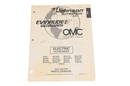 OMC 438686 1997 Johnson Evinrude Electric Outboard Parts Catalog