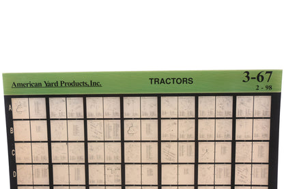 American Yard Products 3-67 Tractors Rev:2-98 Microfiche
