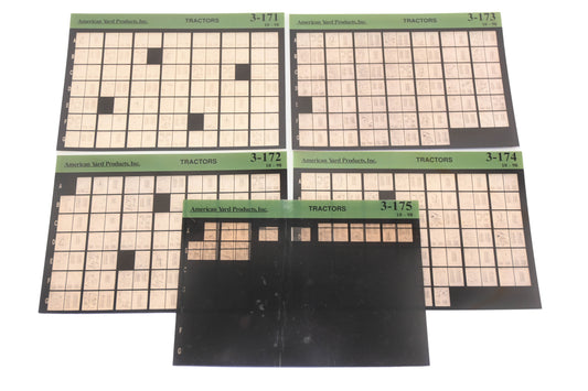 American Yard Products 3-171, 3-172, 3-175 Tractors Rev:10-98 Microfiche Lot