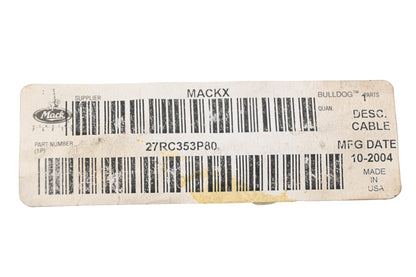 Mack 27RC353P80 Control Cable NOS